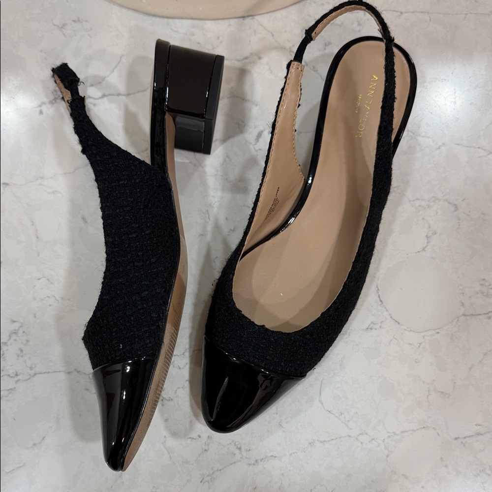 Ann Taylor slingback heels size 9